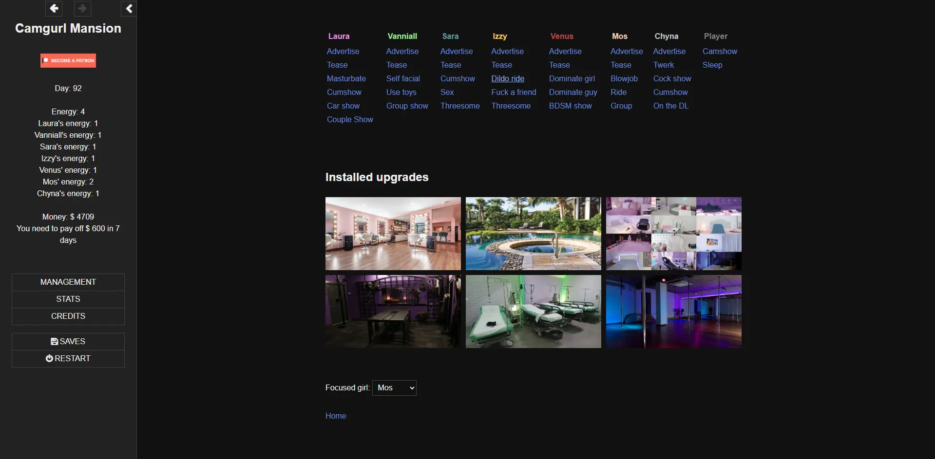 Camgurl Mansion screenshot 1